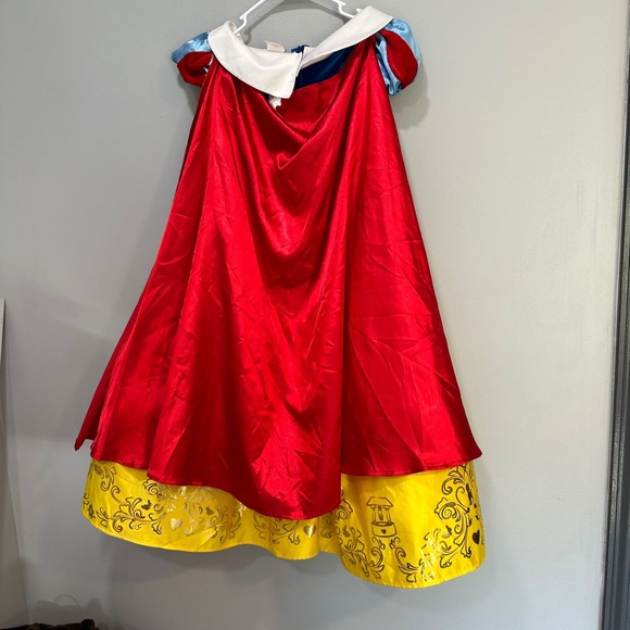 Disney Princess Snow White Dress Costume Size M 7-8 Halloween Cosplay hoop skirt - Picture 8 of 13